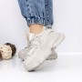Pantofi Sport Dama cu Platforma 3WL150 Gri | Reina