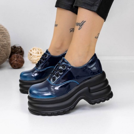 Pantofi Casual Dama 3WL168 Albastru | Reina