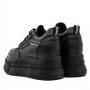 Pantofi Sport Dama cu Platforma 3WL166 Negru | Reina