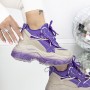 Pantofi Sport Dama cu Platforma 3SJN32 Mov | Reina