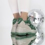 Pantofi Sport Dama cu Platforma 3SJN32 Verde | Reina
