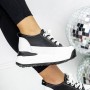 Pantofi Sport Dama cu Platforma 3SJN29 Negru | Reina