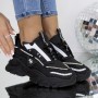 Sneakers dama 3WL180 Negru | Reina