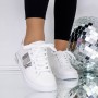 Pantofi Sport Dama 3B31 Alb-Argintiu | Reina