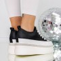 Pantofi Sport Dama cu Platforma 3SJN38 Negru | Reina