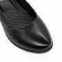 Pantofi cu Toc gros 1901 Negru Reina