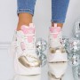 Pantofi Sport Dama cu Platforma 3SJN25 Bej | Reina
