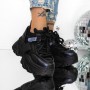 Pantofi Sport dama cu Platforma 3SJN55 Negru | Reina