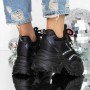Pantofi Sport dama cu Platforma 3SJN60 Negru | Reina
