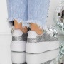 Pantofi Sport Dama 3B35 Argintiu | Reina