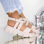Sandale Dama cu Talpa Joasa 2HXS5 Bej | Reina