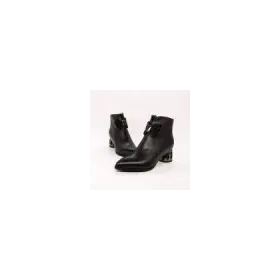 Botine Dama cu Toc gros K1031-2 Negru | Advancer » Reina.Ro