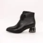 Botine Dama cu Toc gros K1031-2 Negru | Advancer » Reina.Ro