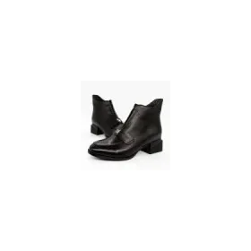 Botine Dama cu Toc gros K21698-3AX Negru | Advancer » Reina.Ro