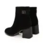 Botine Dama cu Toc gros K21697-11R Negru | Advancer » Reina.Ro