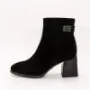 Botine Dama cu Toc gros K21697-11R Negru | Advancer » Reina.Ro