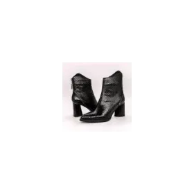 Botine Dama cu Toc gros K10531 Negru | Advancer » Reina.Ro