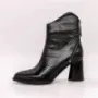 Botine Dama cu Toc gros K10531 Negru | Advancer » Reina.Ro