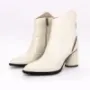 Botine Dama cu Toc gros K10531 Crem | Advancer » Reina.Ro