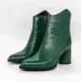 Botine Dama cu Toc gros K10531 Verde | Advancer » Reina.Ro