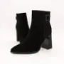 Botine Dama cu Toc gros K561-3R Negru | Advancer » Reina.Ro