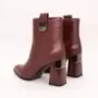 Botine Dama cu Toc gros K99021 Visiniu | Advancer » Reina.Ro