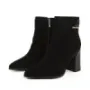 Botine Dama cu Toc gros K615-1R Negru | Advancer » Reina.Ro