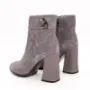 Botine Dama cu Toc gros K615-1R Gri | Advancer » Reina.Ro