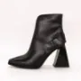 Botine Dama cu Toc gros K10301 Negru | Advancer » Reina.Ro